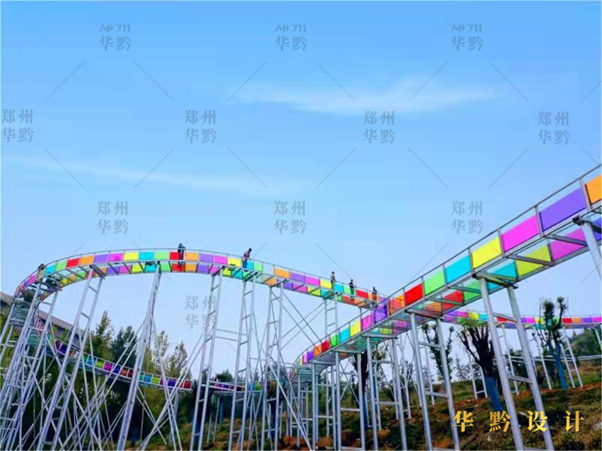 河南省开封市朱仙镇启封故园玻璃水滑道施工图
