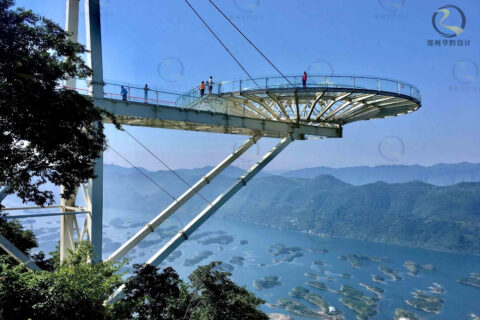 湖北黄石“天空之境”玻璃观景平台