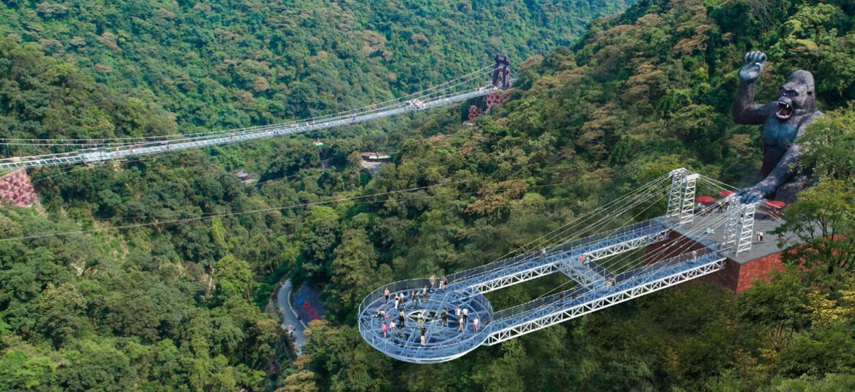 广东清远古龙峡云天玻霸