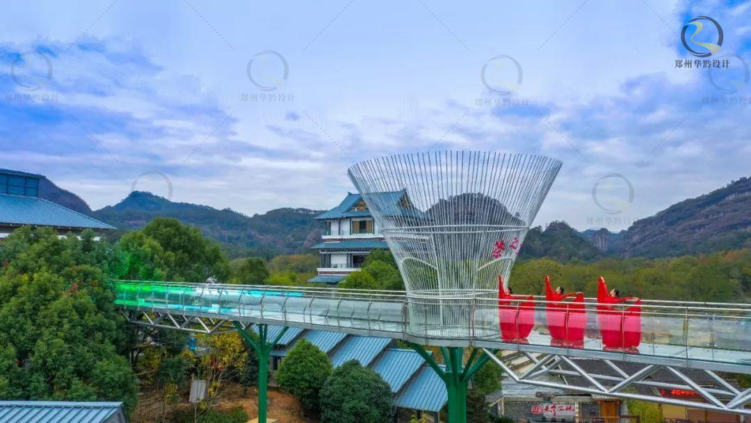 浙江武夷山茶文化玻璃景观连廊